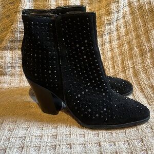 Donald j pliner swift2sp black crystal ankle boots